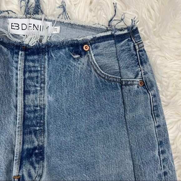 New EB Denim Vintage Levi’s 501 Bandless Jean Distress Light Wash NWT Women’s 29 - Picture 7 of 16